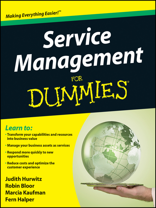 Title details for Service Management For Dummies by Judith S. Hurwitz - Available